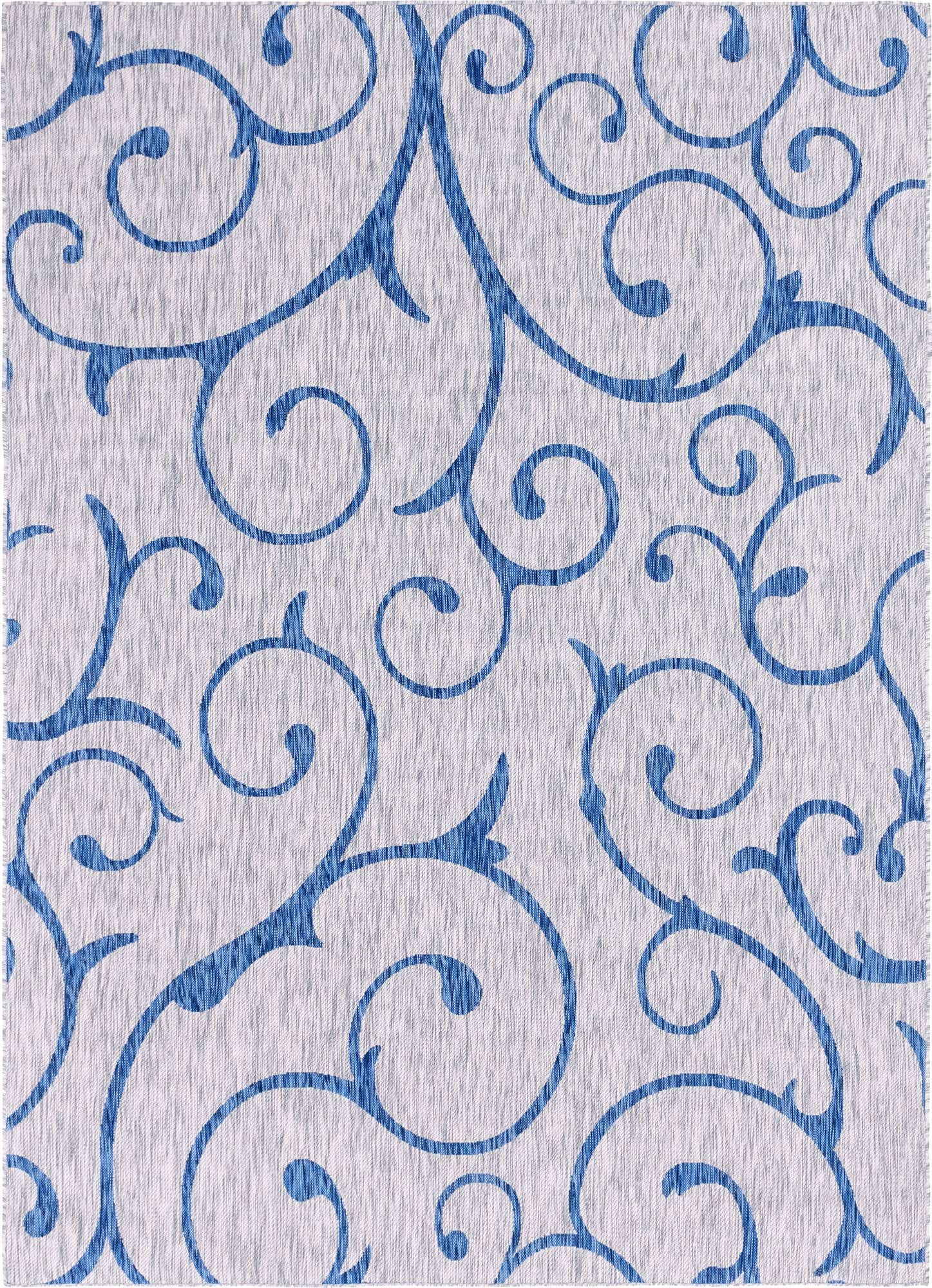7' 10 x 11' Easy-Clean Botanical Indoor / Outdoor Rug