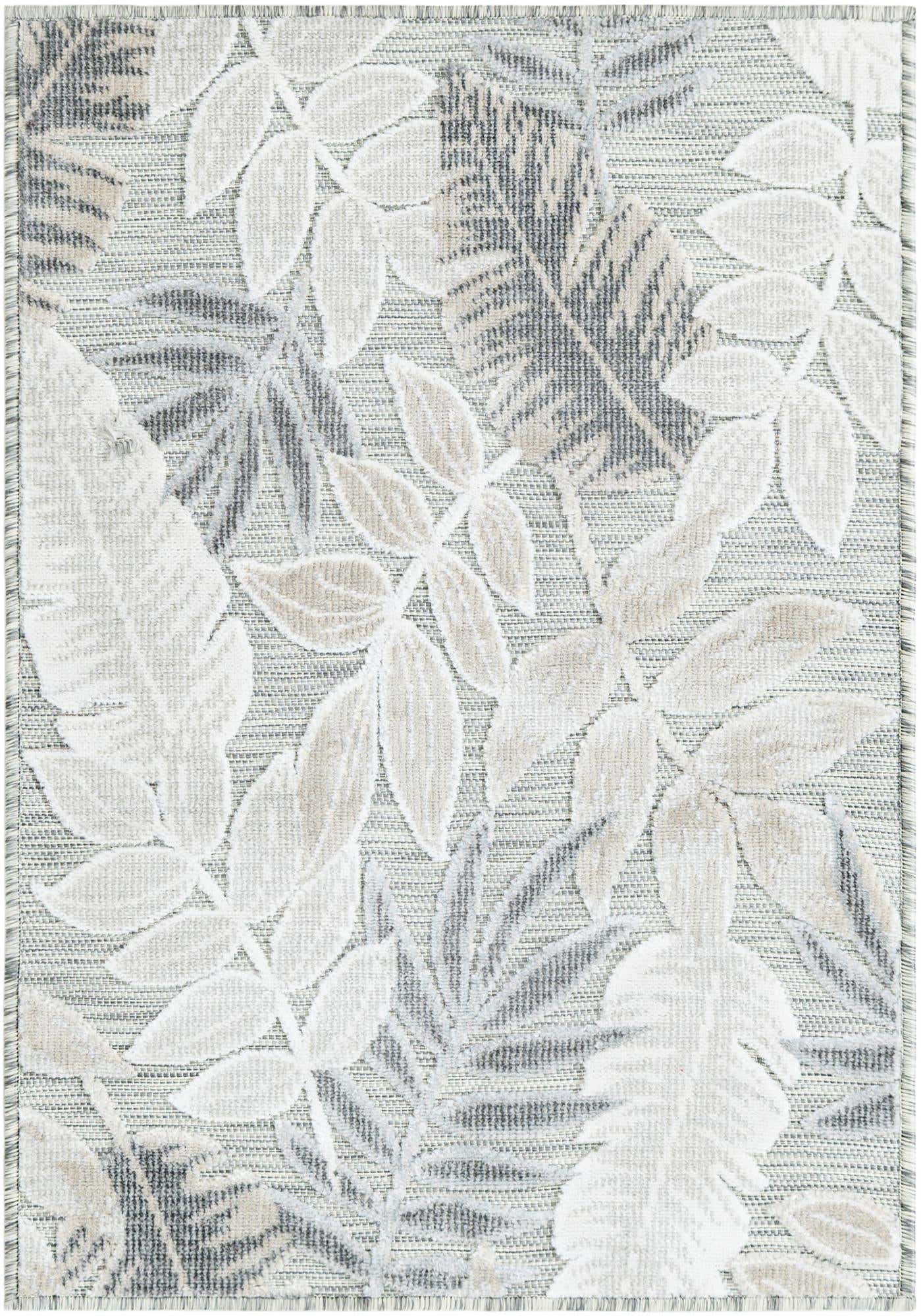 2' 2 x 3' Easy-Clean Botanical Indoor / Outdoor Rug