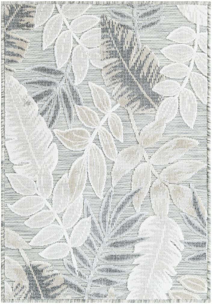 2' 2 x 3' Easy-Clean Botanical Indoor / Outdoor Rug