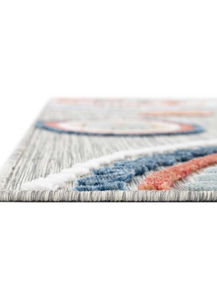 9' 9 x 12' Easy-Clean Botanical Indoor / Outdoor Rug
