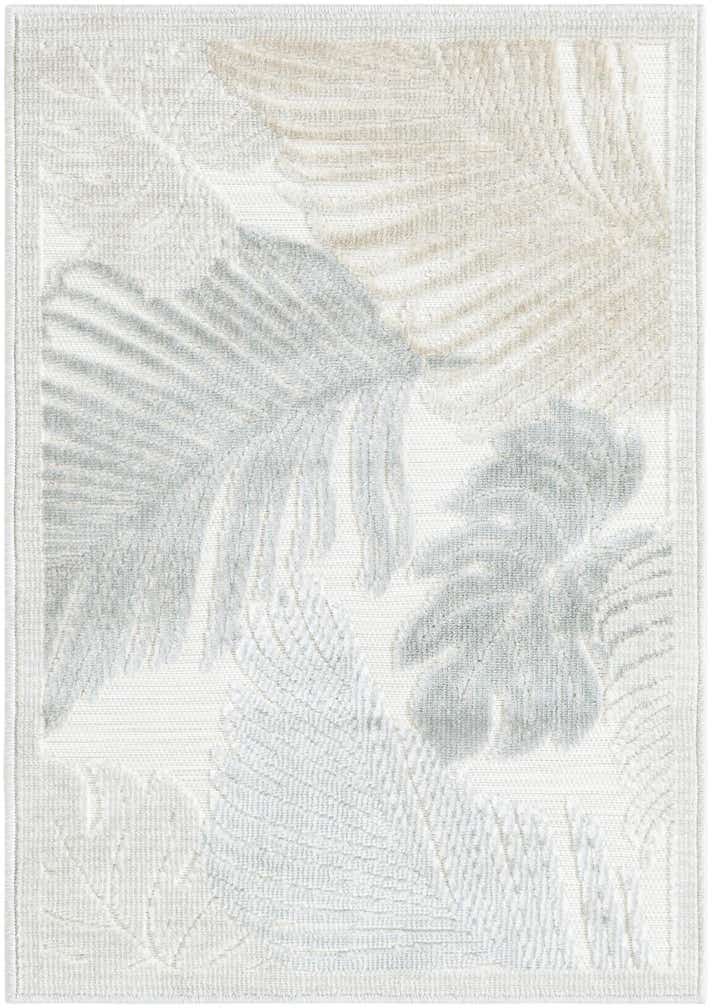 2' 2 x 3' Easy-Clean Botanical Indoor / Outdoor Rug