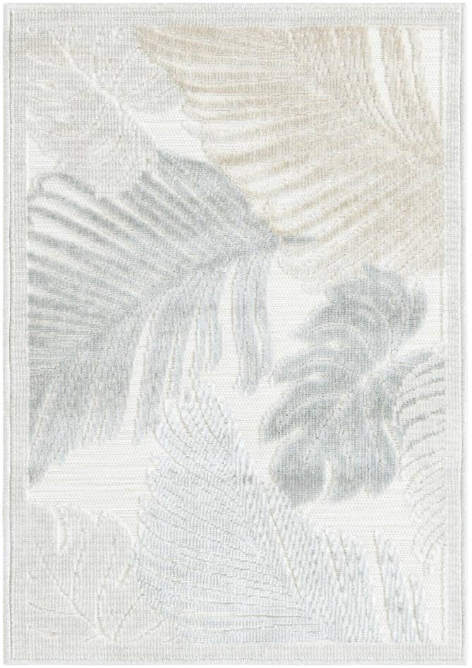 Detail image of 2' 2 x 3' Easy-Clean Botanical Indoor / Outdoor Rug