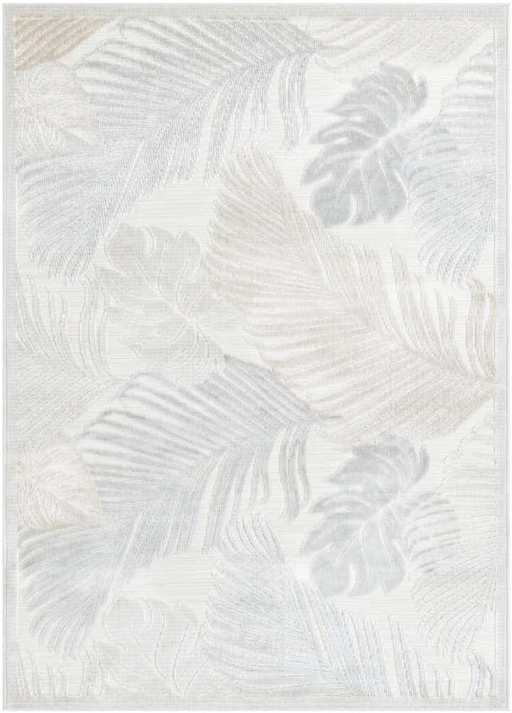 4' 5 x 6' Easy-Clean Botanical Indoor / Outdoor Rug