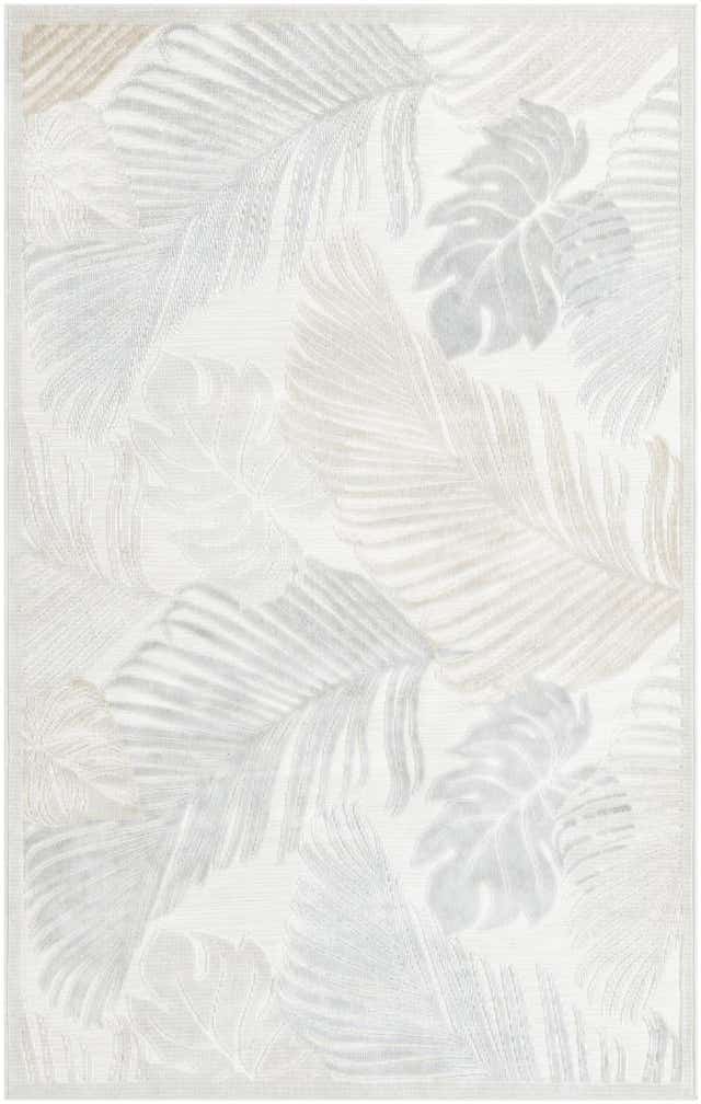 5' 2 x 8' Easy-Clean Botanical Indoor / Outdoor Rug