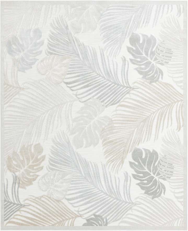 250cm x 305cm Facile à nettoyer Botanical Tapis Intérieur / Extérieur