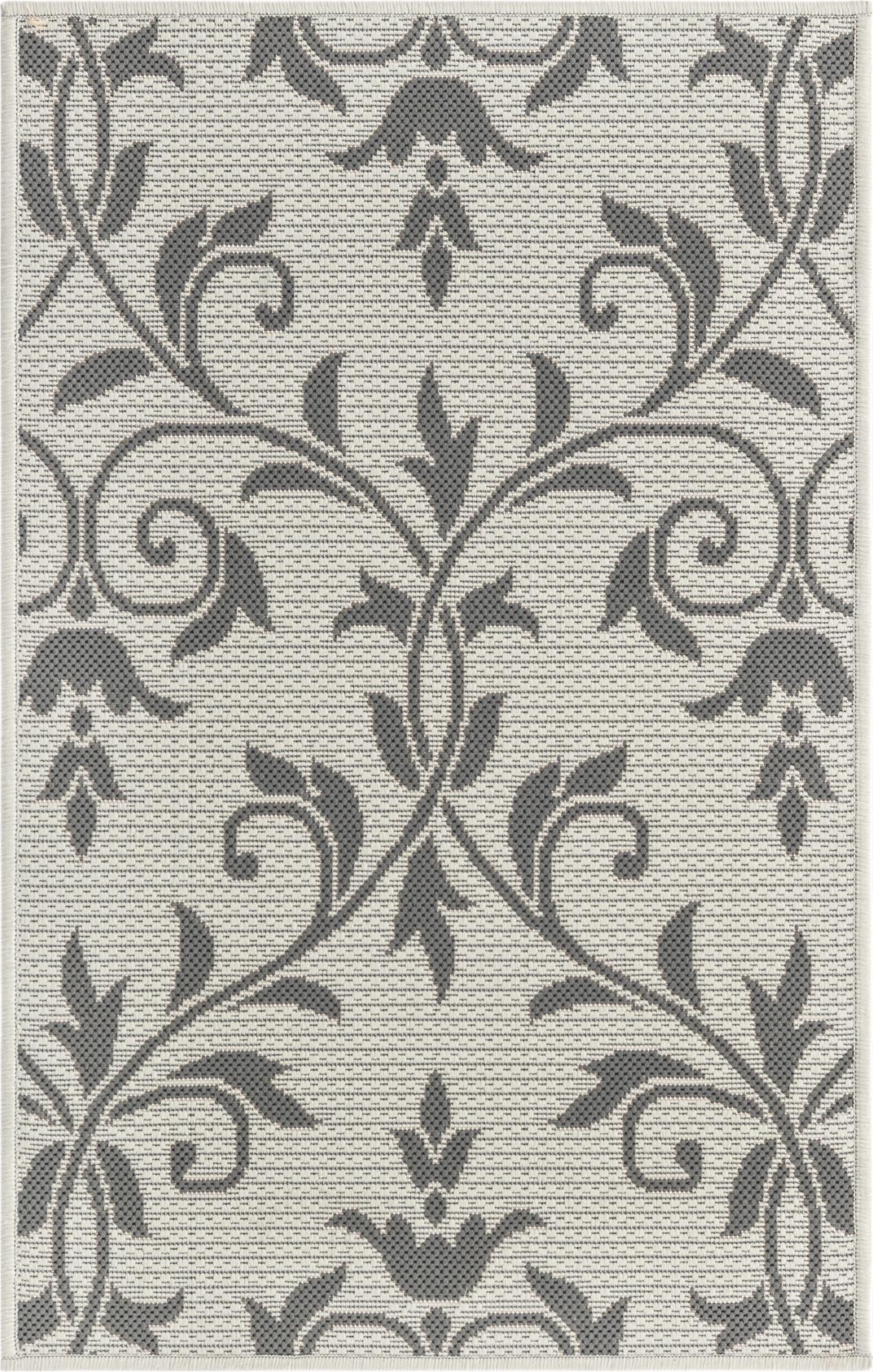 2' 2 x 3'  Washable Botanical Indoor / Outdoor Rug