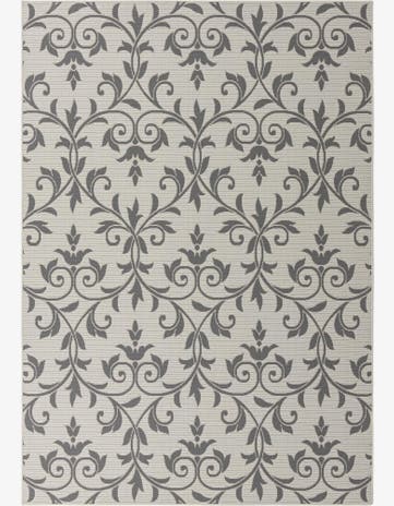 7' x 10' Easy-Clean Botanical Indoor / Outdoor Rug