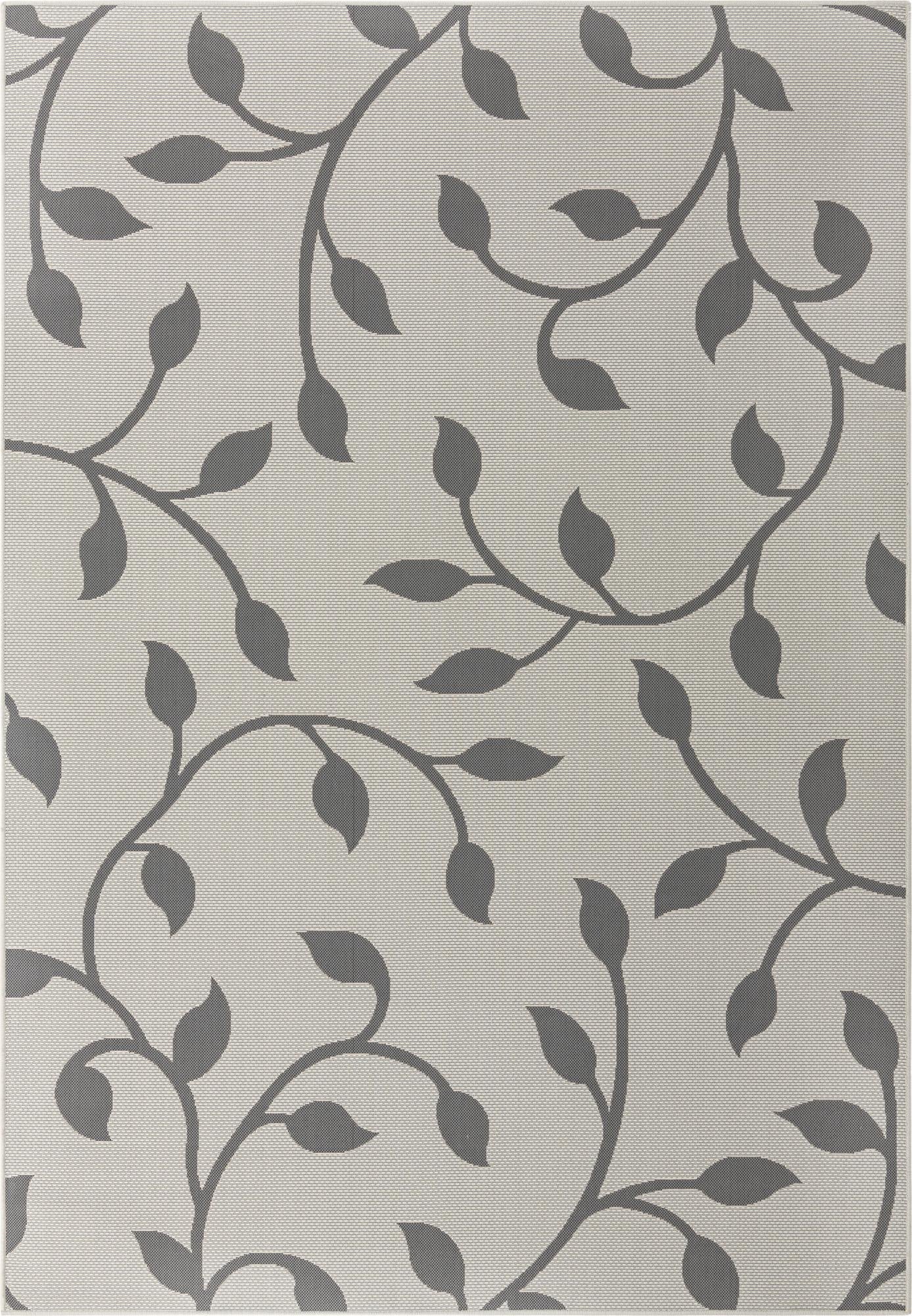 Primary image 7' x 10'  Washable Botanical Indoor / Outdoor Rug