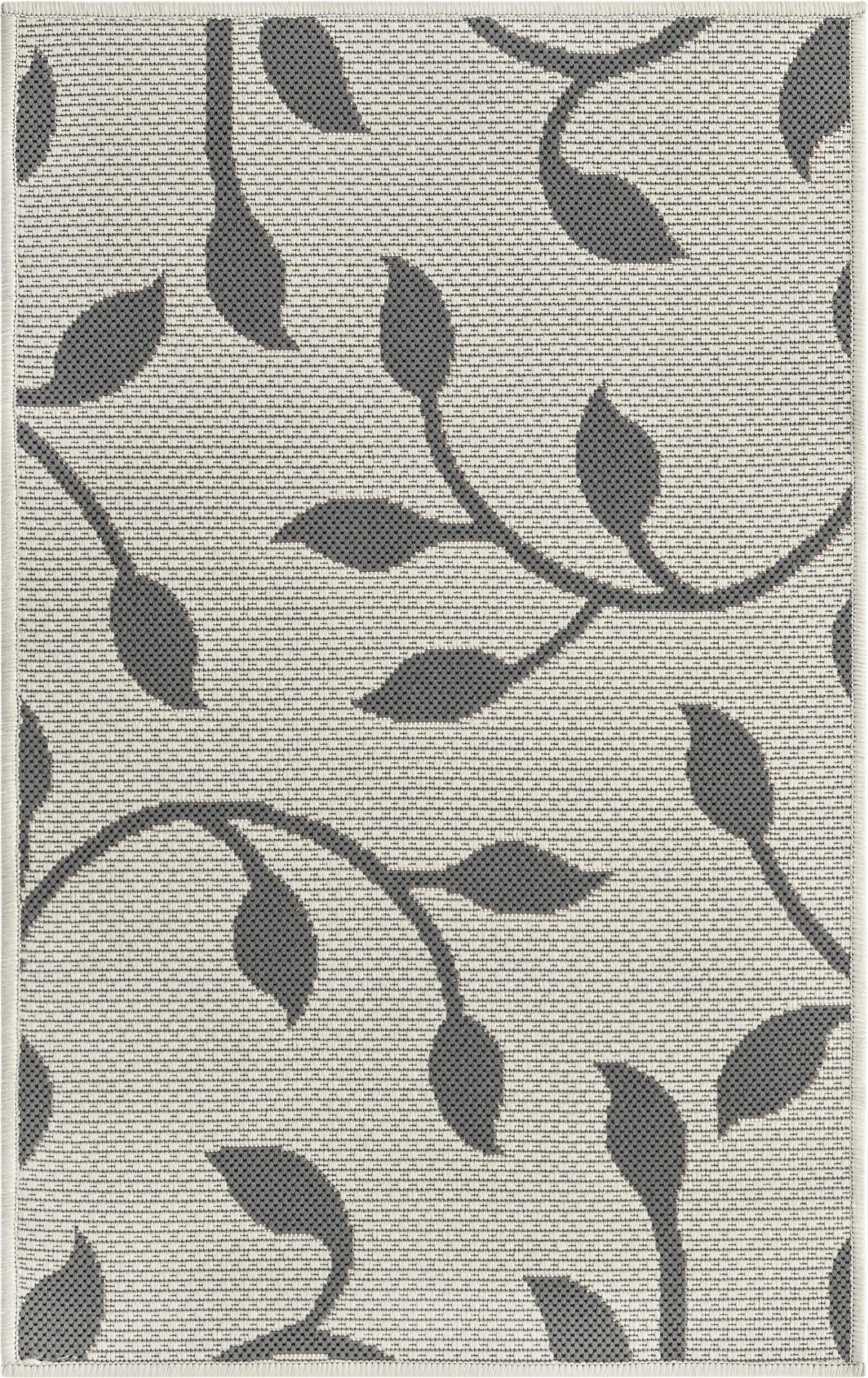 2' 2 x 3'  Washable Botanical Indoor / Outdoor Rug