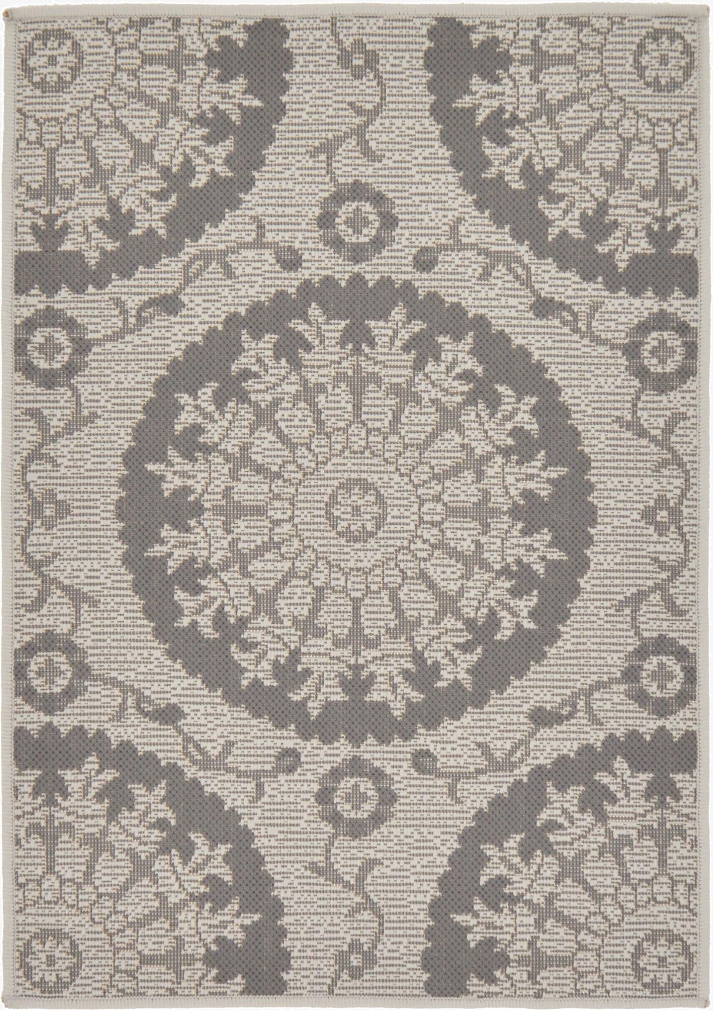 2' 2 x 3'  Washable Botanical Indoor / Outdoor Rug