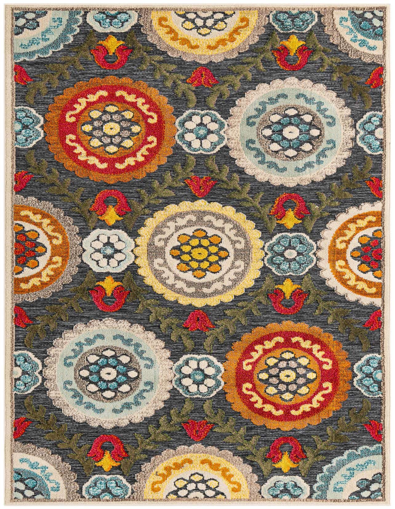 5' 3 x 8' Easy-Clean Casablanca Indoor / Outdoor Rug