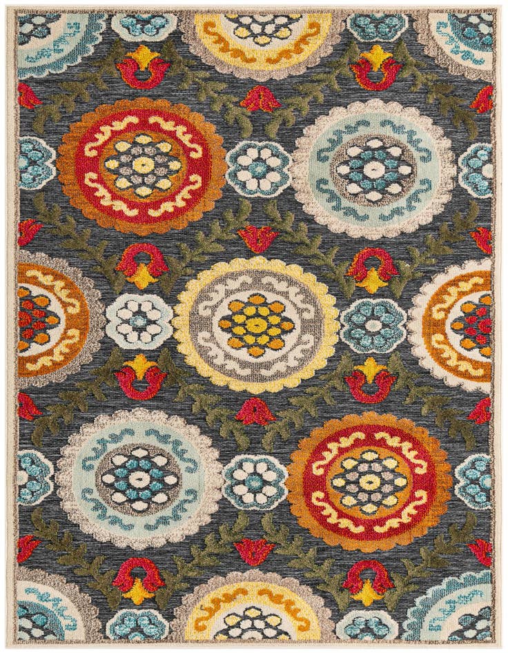 Detail image of 5' 3 x 8' Easy-Clean Casablanca Indoor / Outdoor Rug