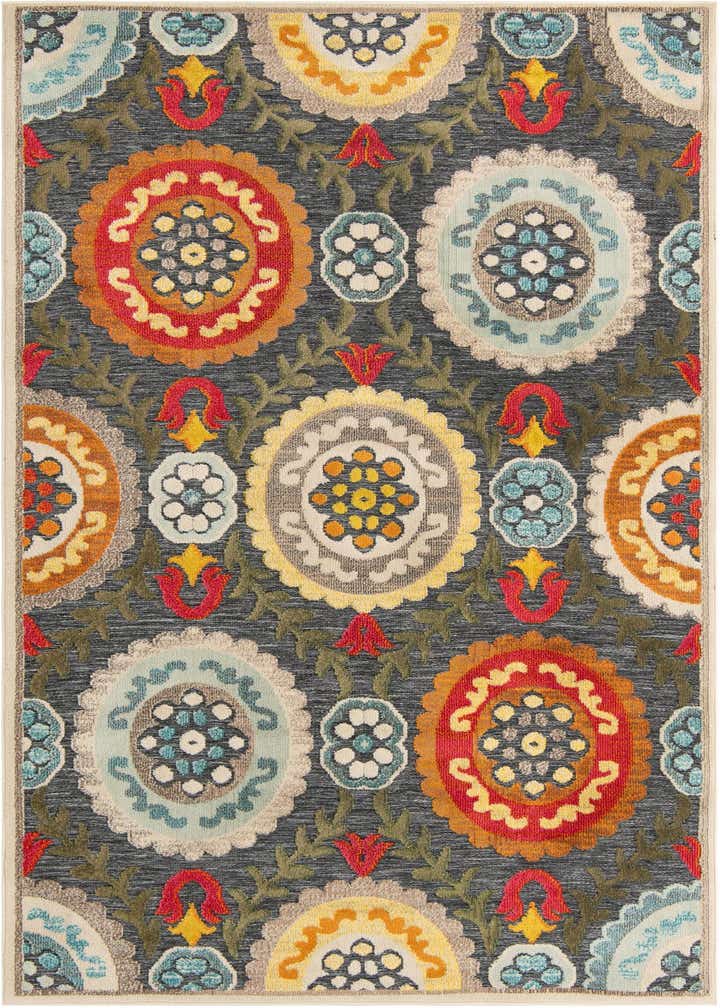 6' x 9' Easy-Clean Casablanca Indoor / Outdoor Rug