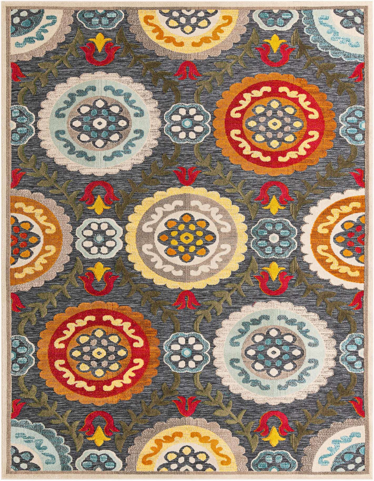 9' x 12' Easy-Clean Casablanca Indoor / Outdoor Rug