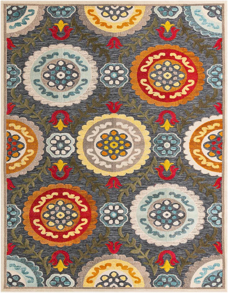 Detail image of 9' x 12' Easy-Clean Casablanca Indoor / Outdoor Rug