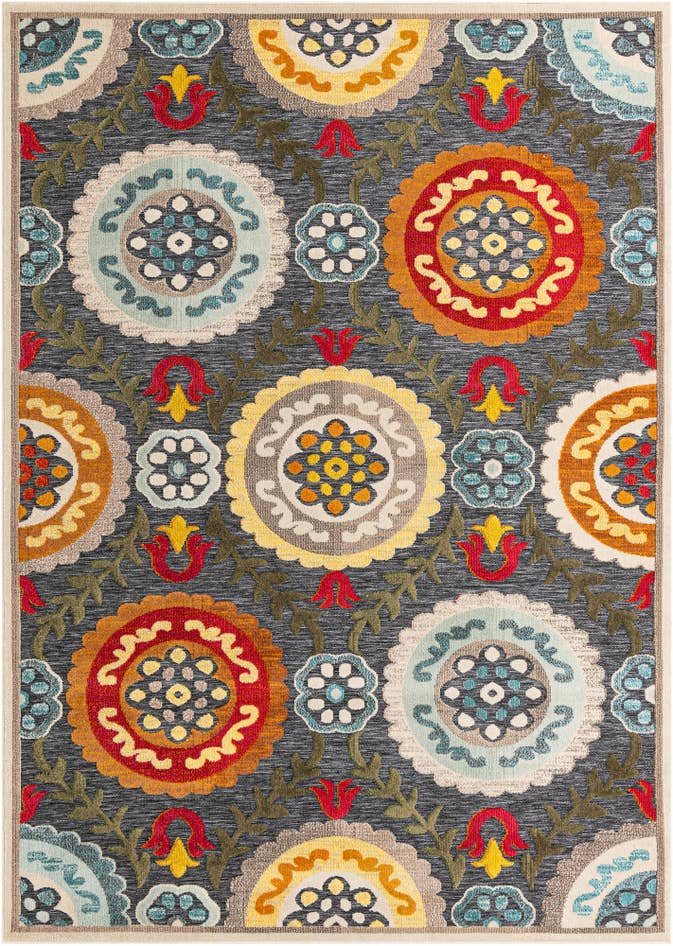 Detail image of 9' x 12' Easy-Clean Casablanca Indoor / Outdoor Rug