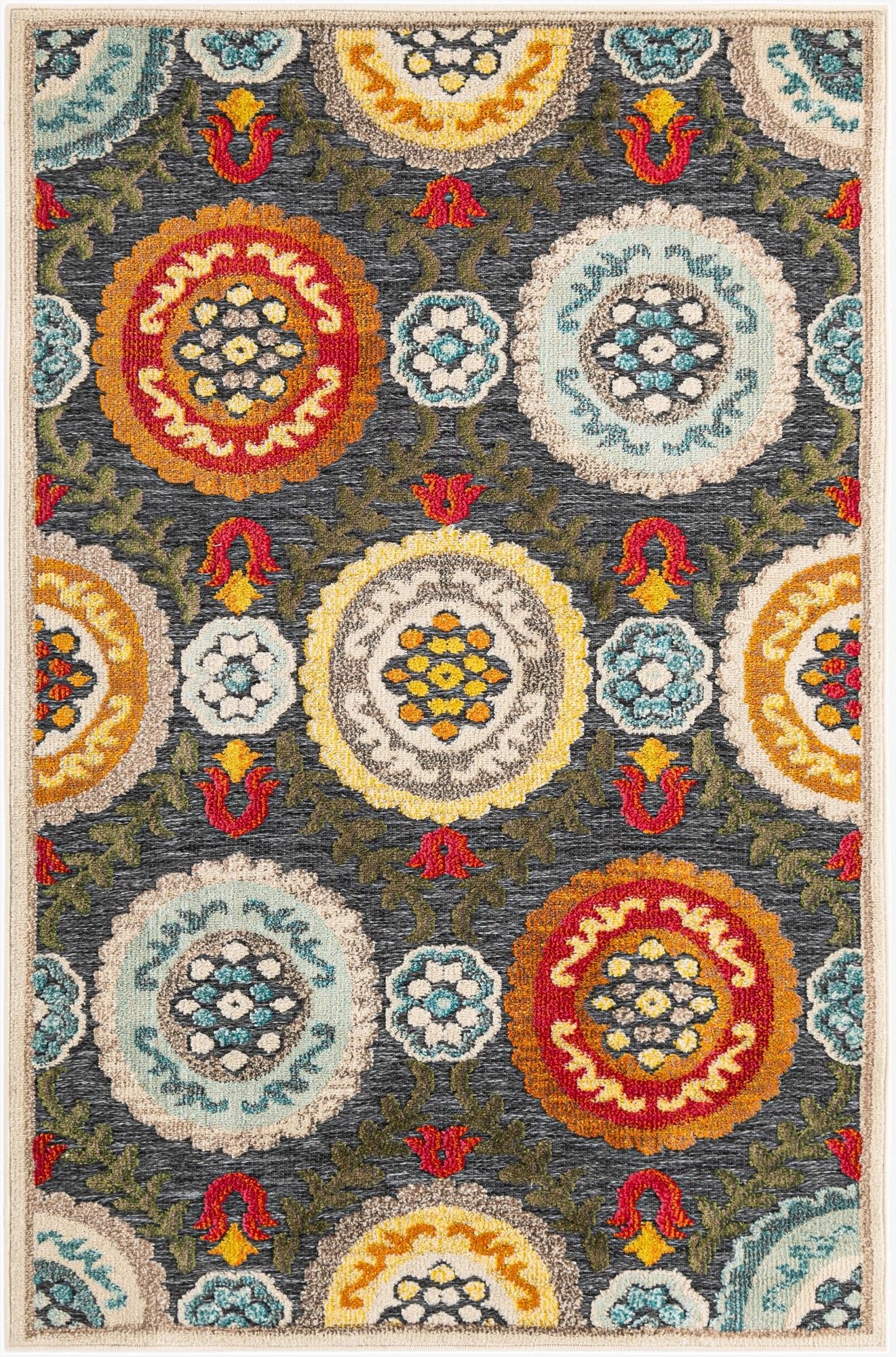 4' x 6'  Washable Casablanca Indoor / Outdoor Rug