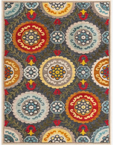 7' 10 x 10' Easy-Clean Casablanca Indoor / Outdoor Rug