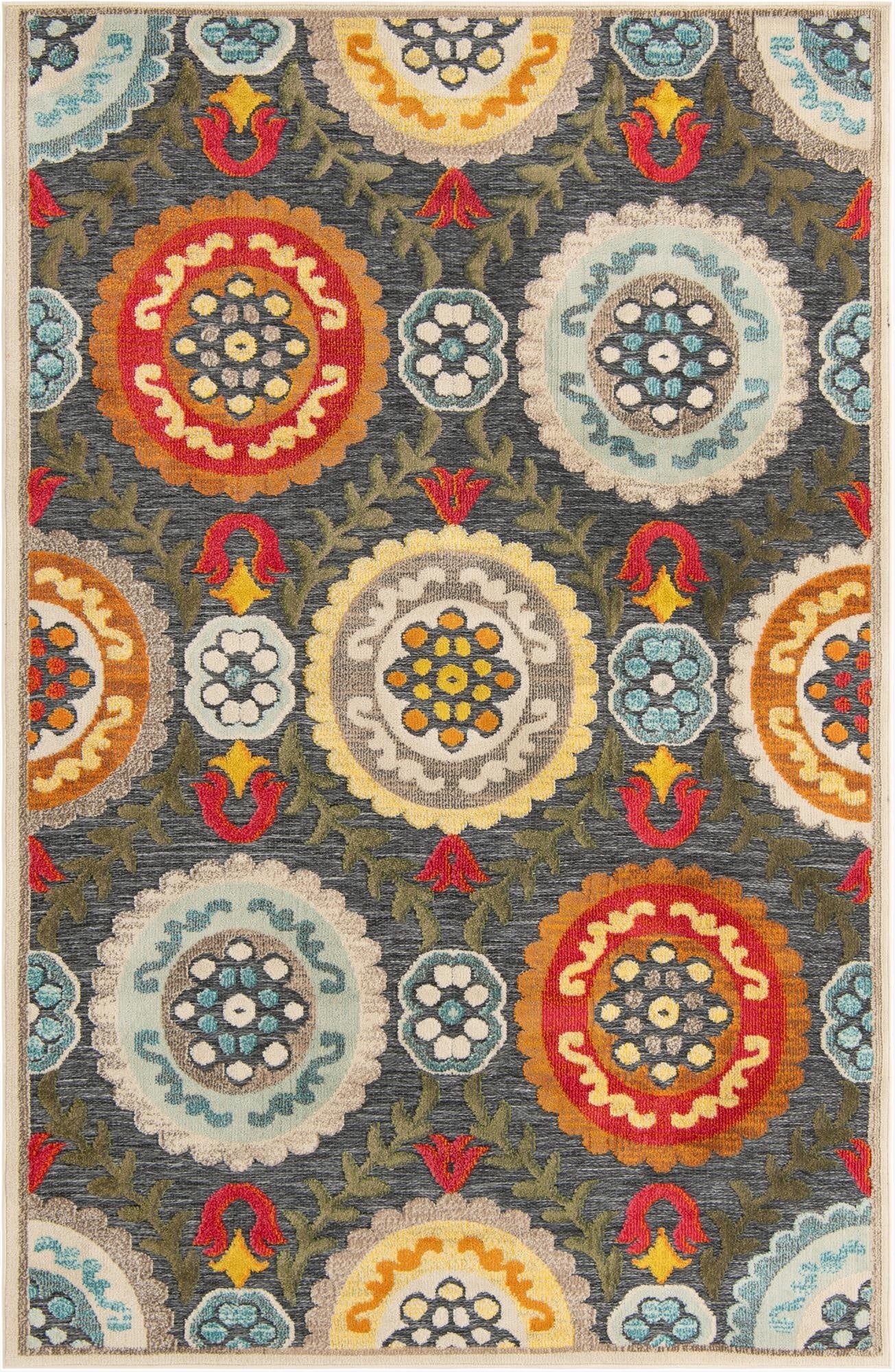 6' x 9'  Washable Casablanca Indoor / Outdoor Rug