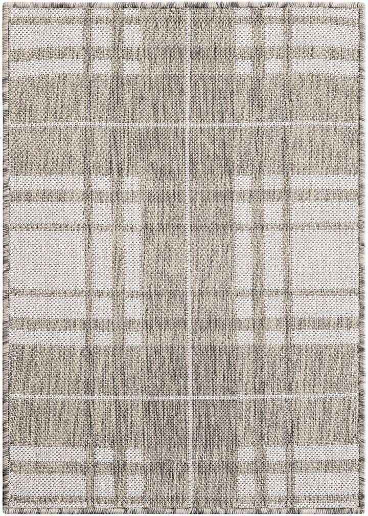 2' x 3' Easy-Clean Checkered Indoor / Outdoor Rug