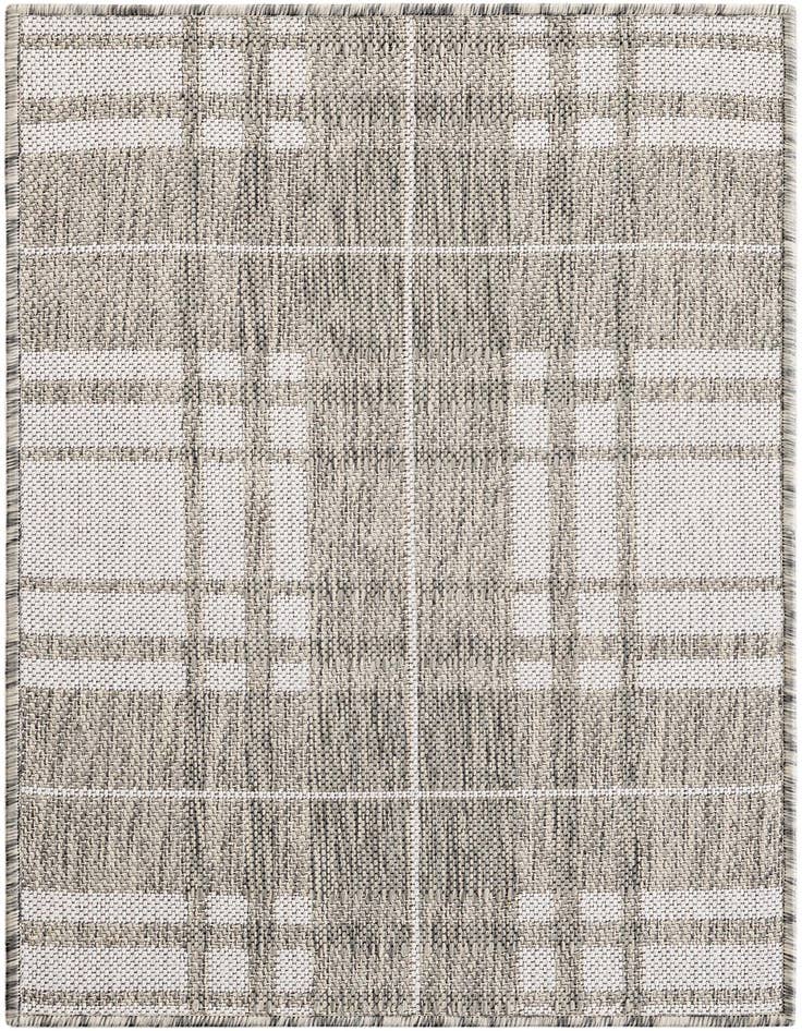 Detail image of 2' x 3' Easy-Clean Checkered Indoor / Outdoor Rug