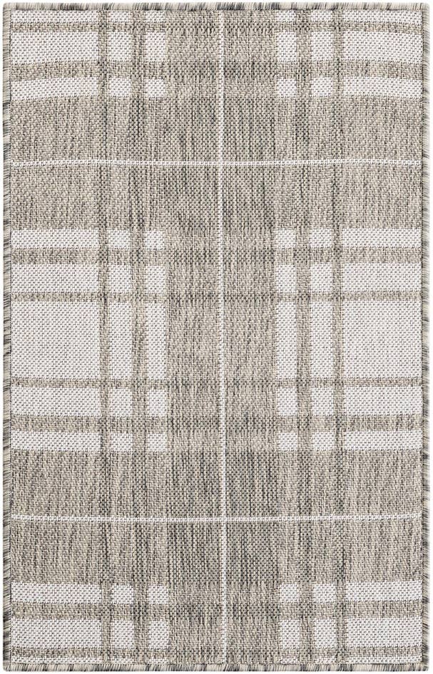 Detail image of 2' x 3' Easy-Clean Checkered Indoor / Outdoor Rug