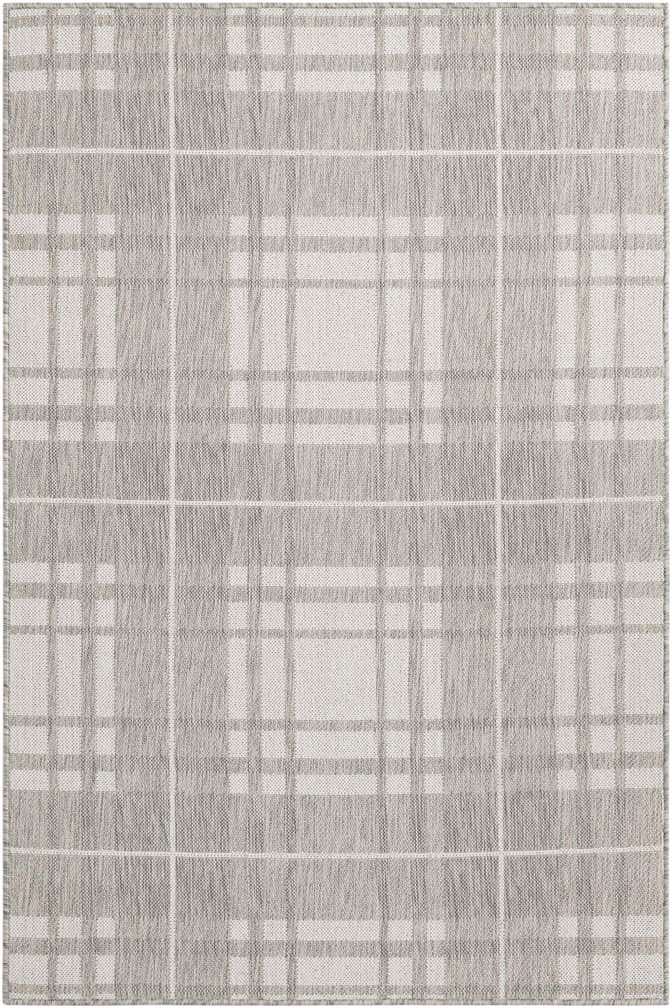 4' x 6' Easy-Clean Checkered Indoor / Outdoor Rug