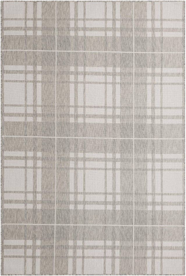 Detail image of 6' x 9' Easy-Clean Checkered Indoor / Outdoor Rug