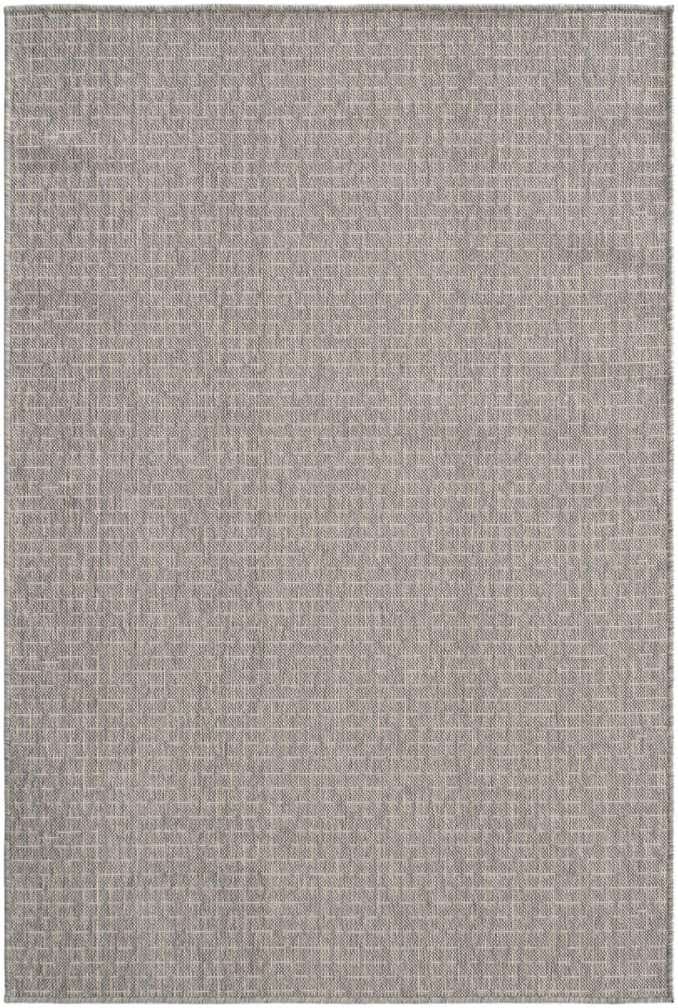 4' x 6' Easy-Clean Checkered Indoor / Outdoor Rug