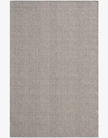 5' 3 x 8' Easy-Clean Checkered Indoor / Outdoor Rug
