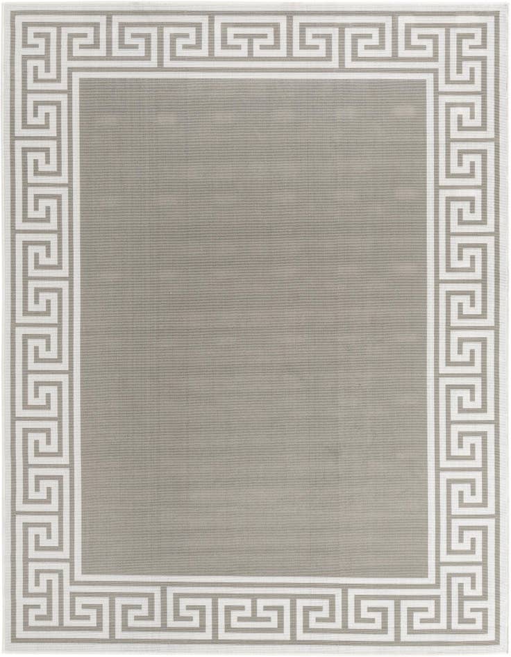Detail image of 7' 10 x 10' Easy-Clean Coastal Indoor / Outdoor Rug