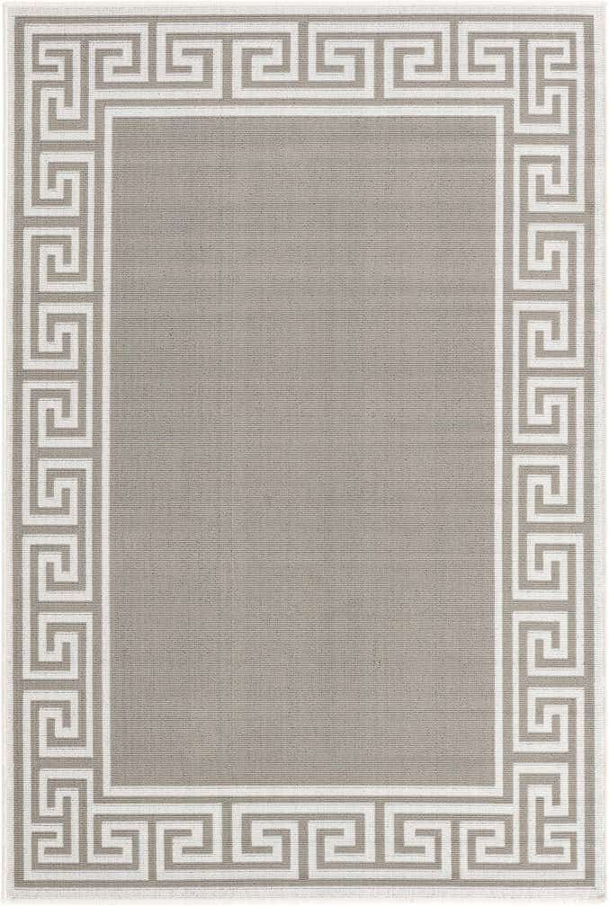 4' x 6' Easy-Clean Coastal Indoor / Outdoor Rug