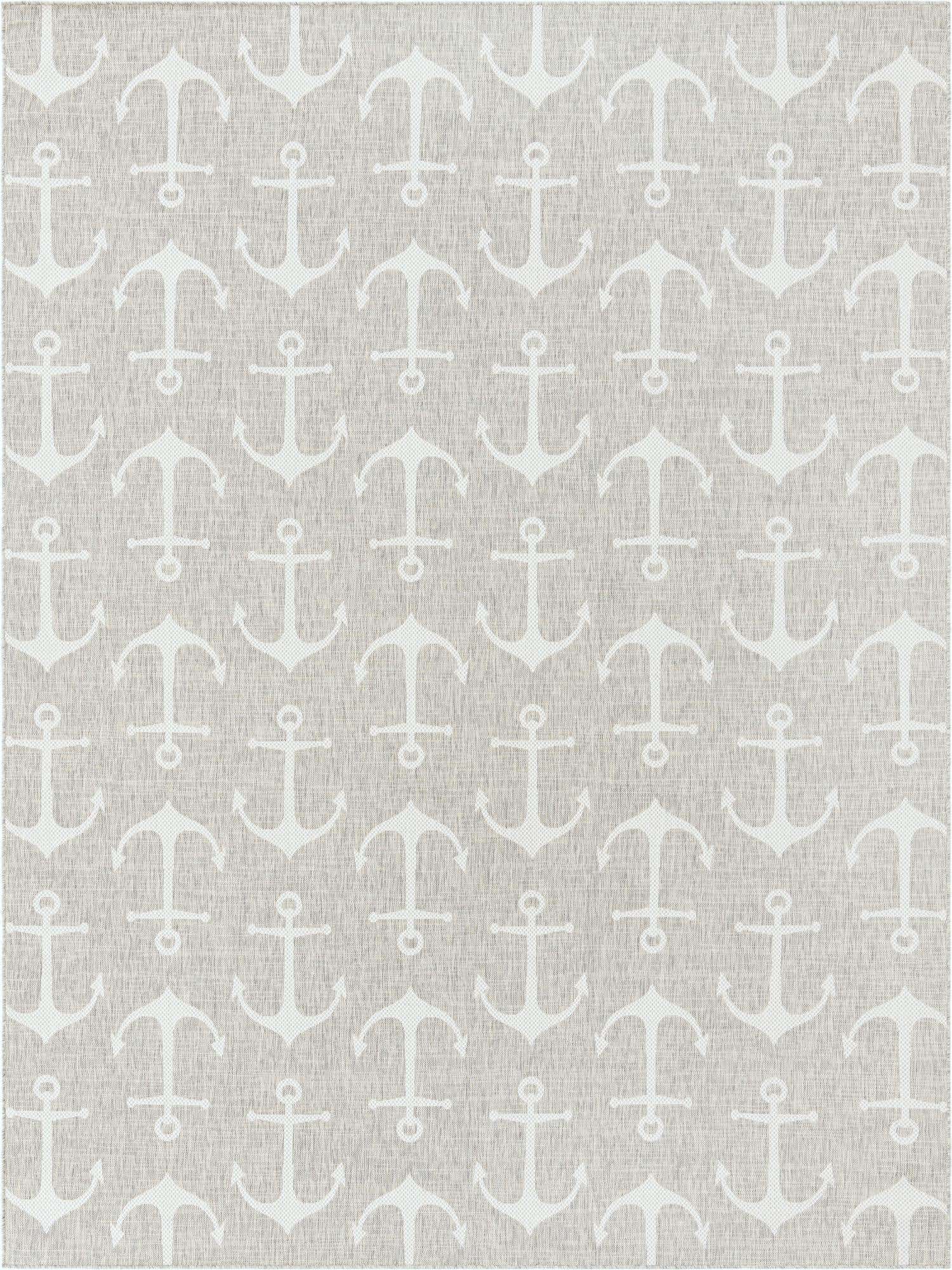 10' x 13' Easy-Clean Coastal Indoor / Outdoor Rug
