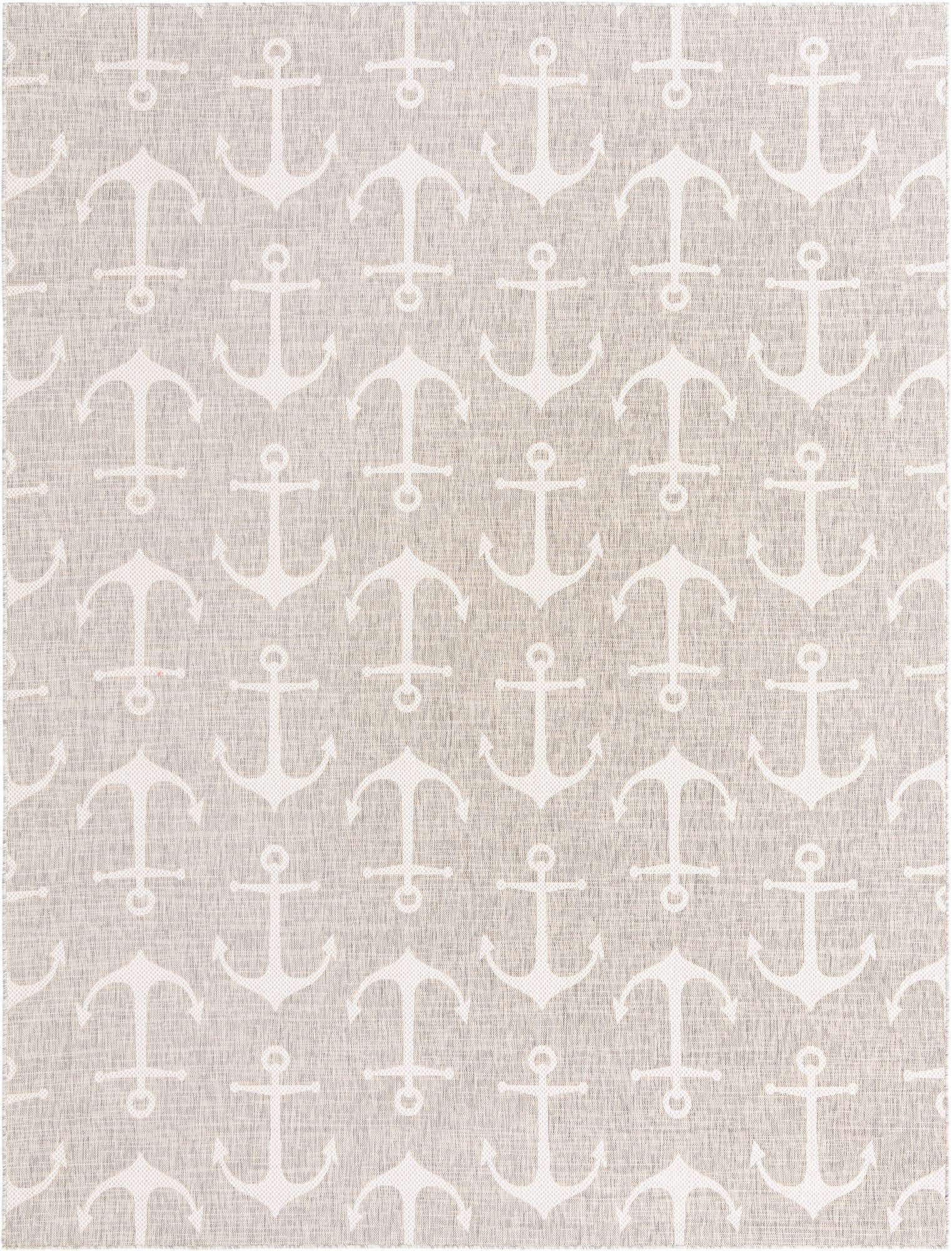 9' x 12' Easy-Clean Coastal Indoor / Outdoor Rug