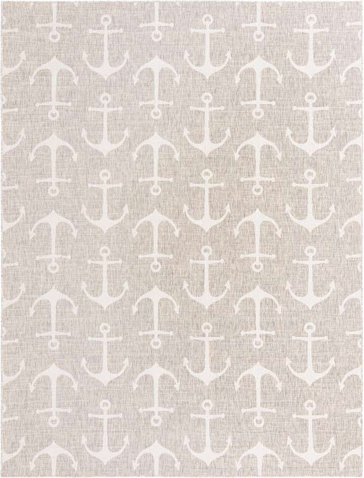 9' x 12' Easy-Clean Coastal Indoor / Outdoor Rug