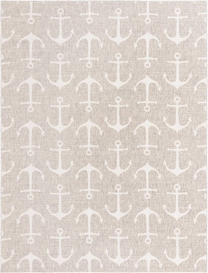 Detail image of 9' x 12' Easy-Clean Coastal Indoor / Outdoor Rug