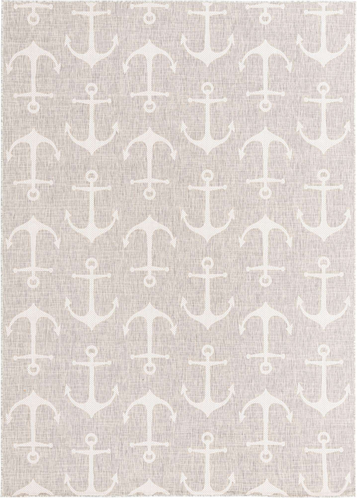7' 10 x 11' Easy-Clean Coastal Indoor / Outdoor Rug