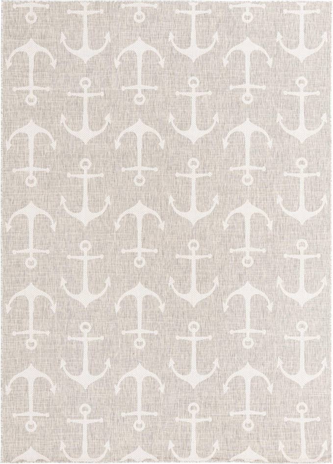 Detail image of 7' 10 x 11' Easy-Clean Coastal Indoor / Outdoor Rug