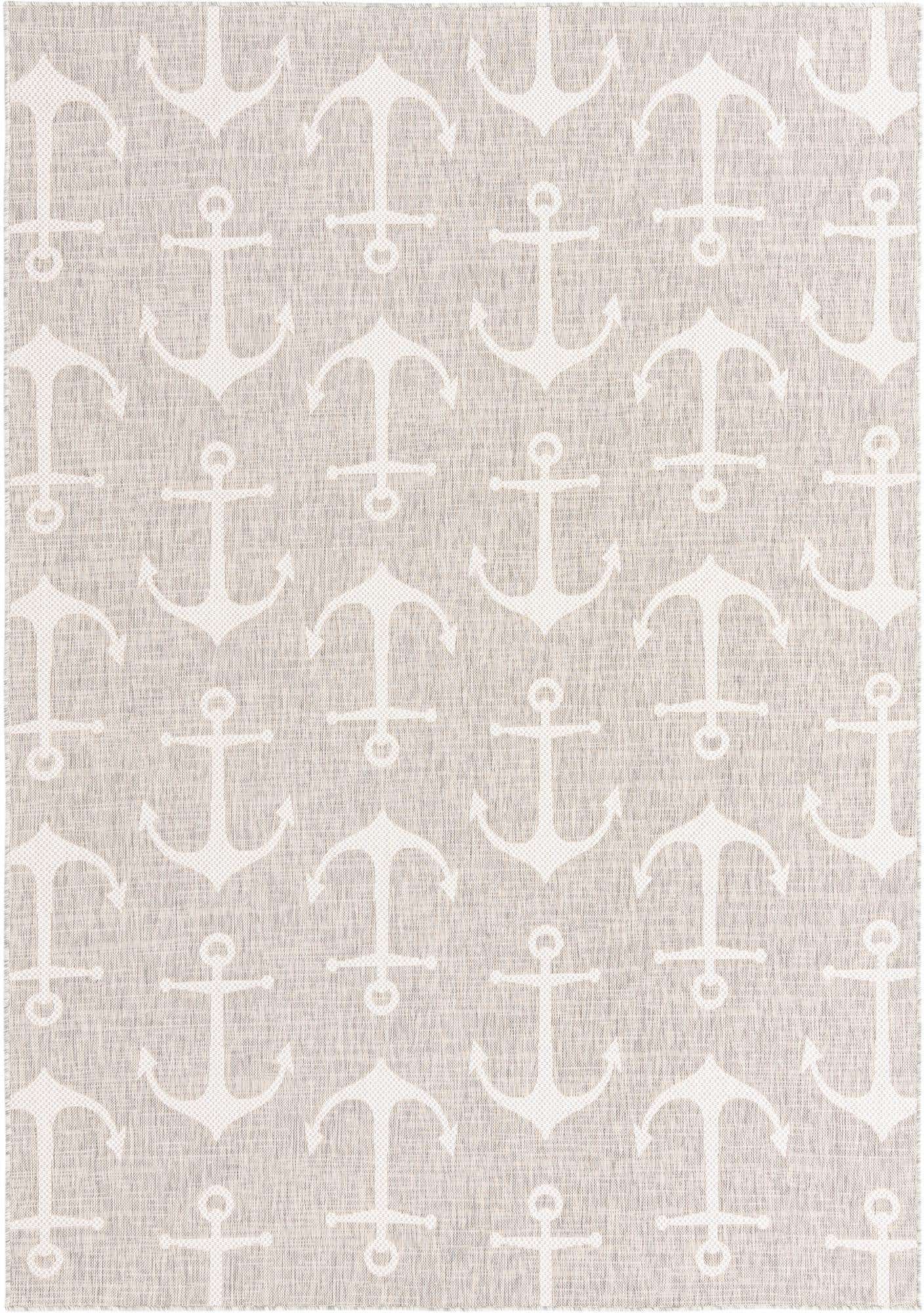 7' x 10' Easy-Clean Coastal Indoor / Outdoor Rug