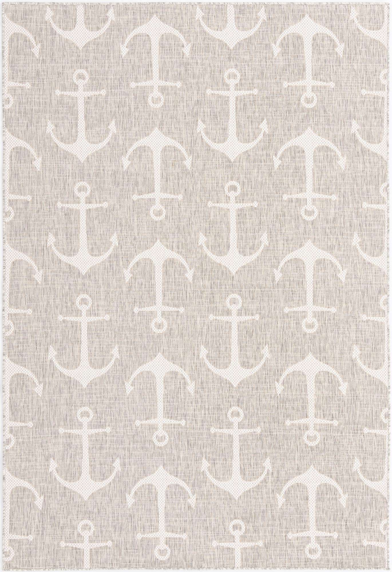 6' x 9' Easy-Clean Coastal Indoor / Outdoor Rug