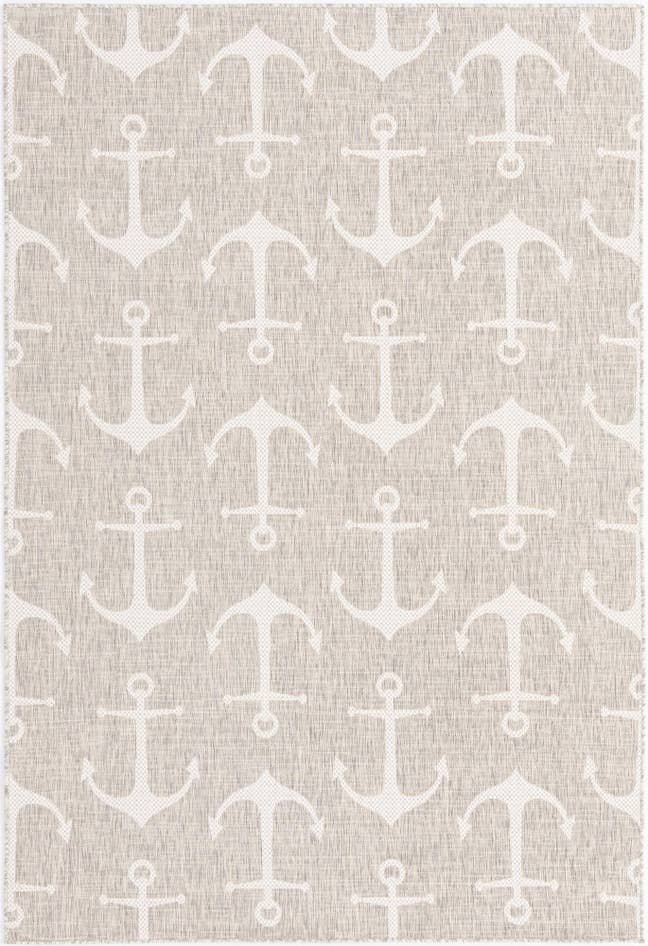 Detail image of 6' x 9' Easy-Clean Coastal Indoor / Outdoor Rug