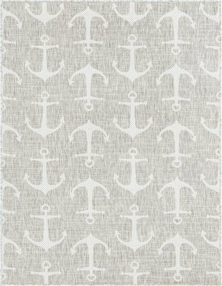 Detail image of 4' x 6' Easy-Clean Coastal Indoor / Outdoor Rug