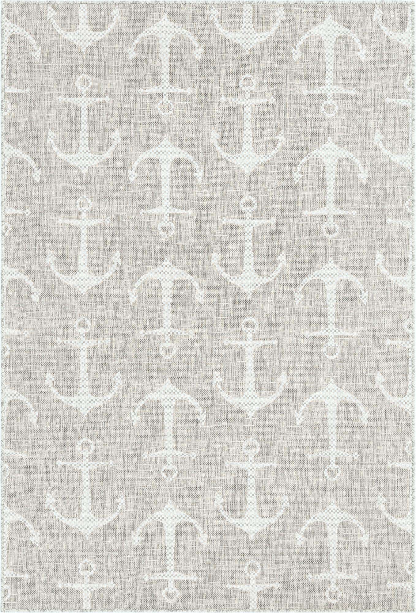 4' x 6' Easy-Clean Coastal Indoor / Outdoor Rug