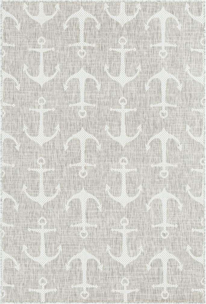 4' x 6' Easy-Clean Coastal Indoor / Outdoor Rug