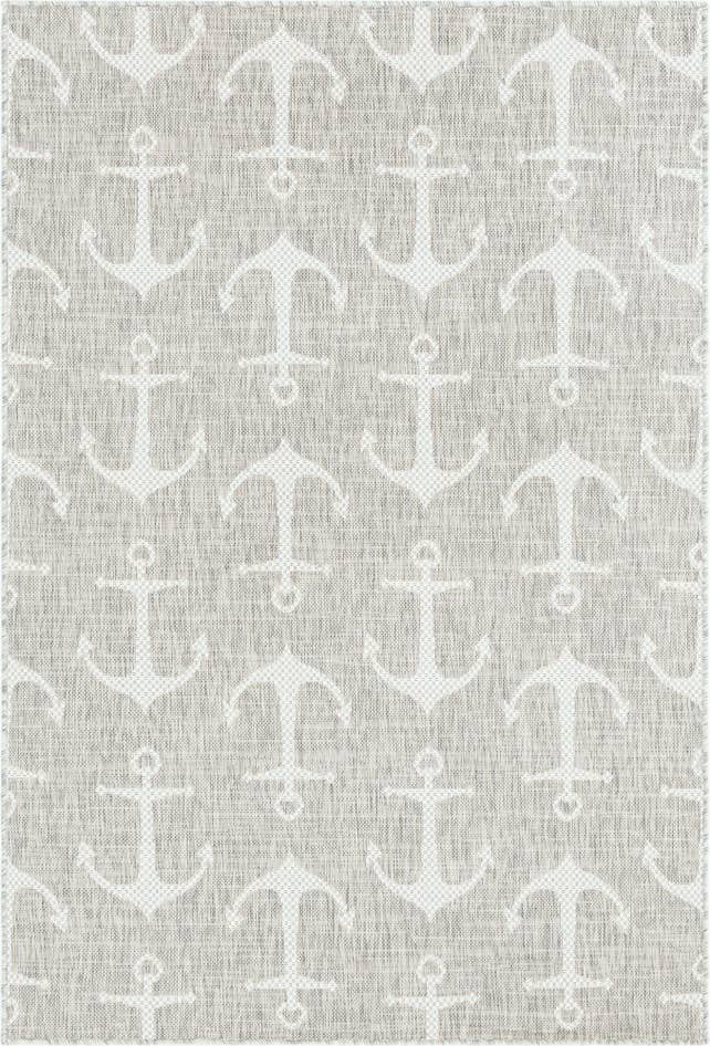 Detail image of 4' x 6' Easy-Clean Coastal Indoor / Outdoor Rug