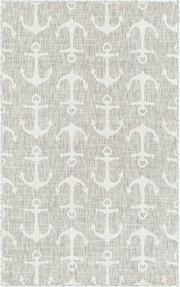 Detail image of 3' x 5' 3 Easy-Clean Coastal Indoor / Outdoor Rug