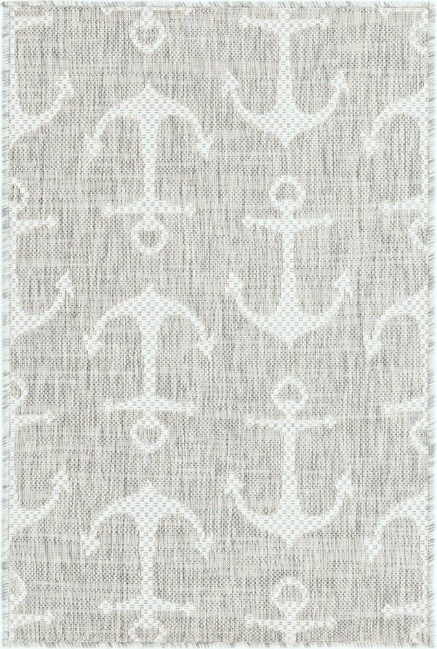 Detail image of 2' x 3' Easy-Clean Coastal Indoor / Outdoor Rug