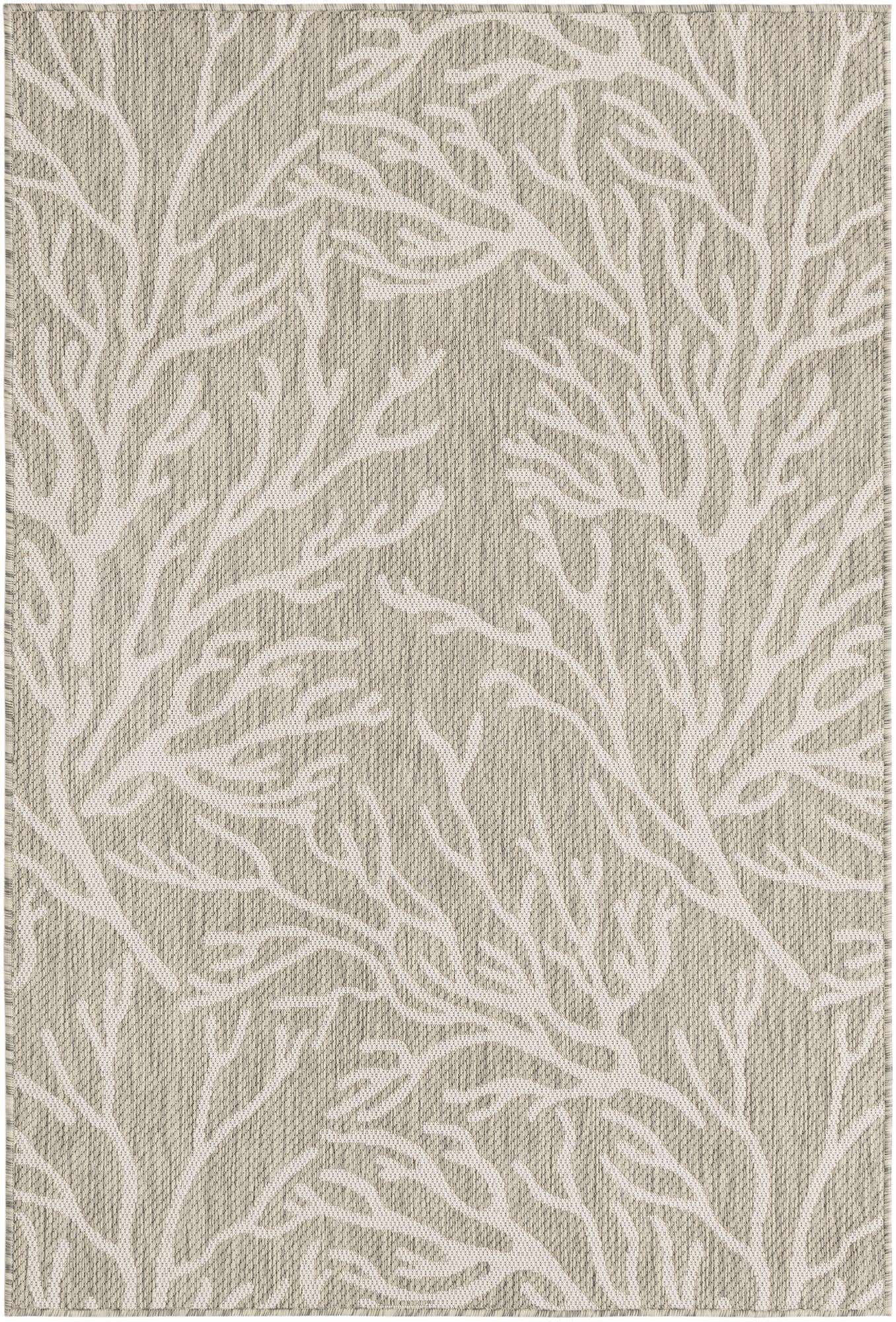 4' x 6' Easy-Clean Coastal Indoor / Outdoor Rug