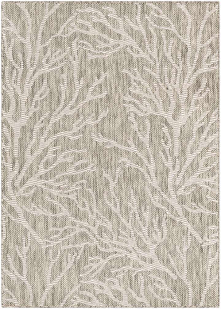 5' 3 x 7' Easy-Clean Coastal Indoor / Outdoor Rug