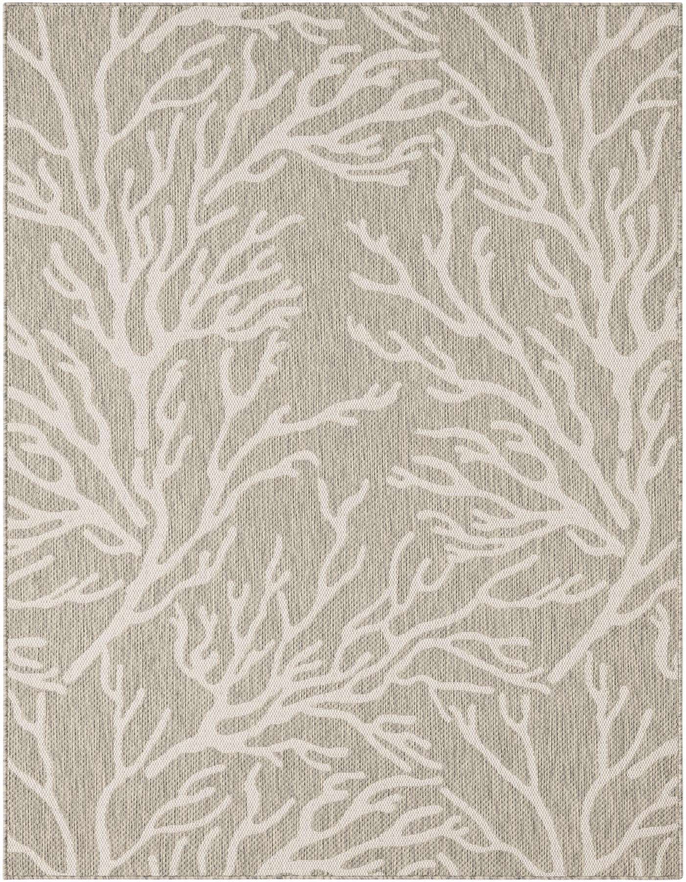 5' 3 x 8' Easy-Clean Coastal Indoor / Outdoor Rug